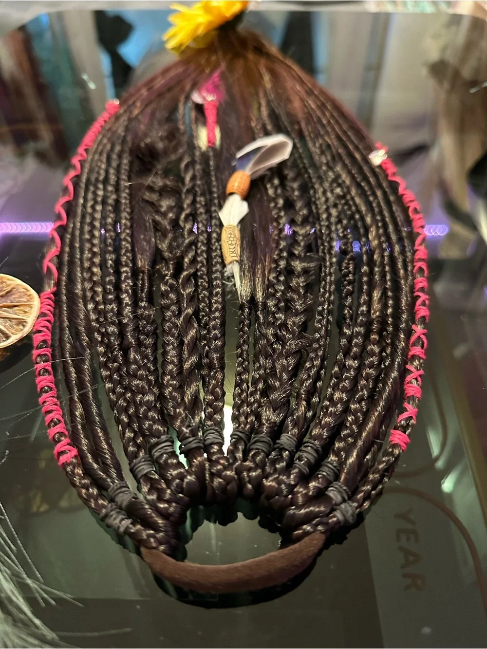 Boho Feather & Flower Hair Extension Accessory